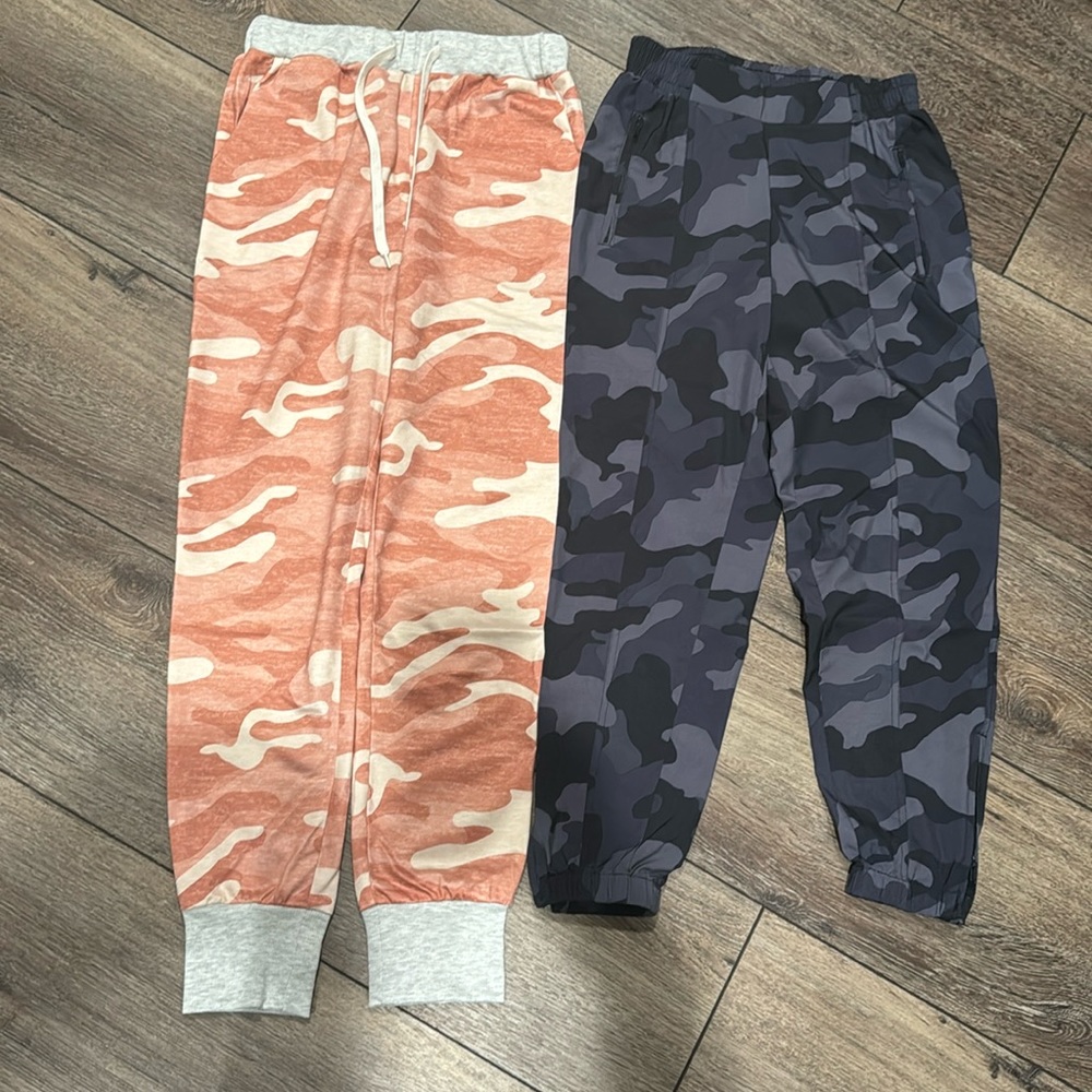 Camouflage joggers